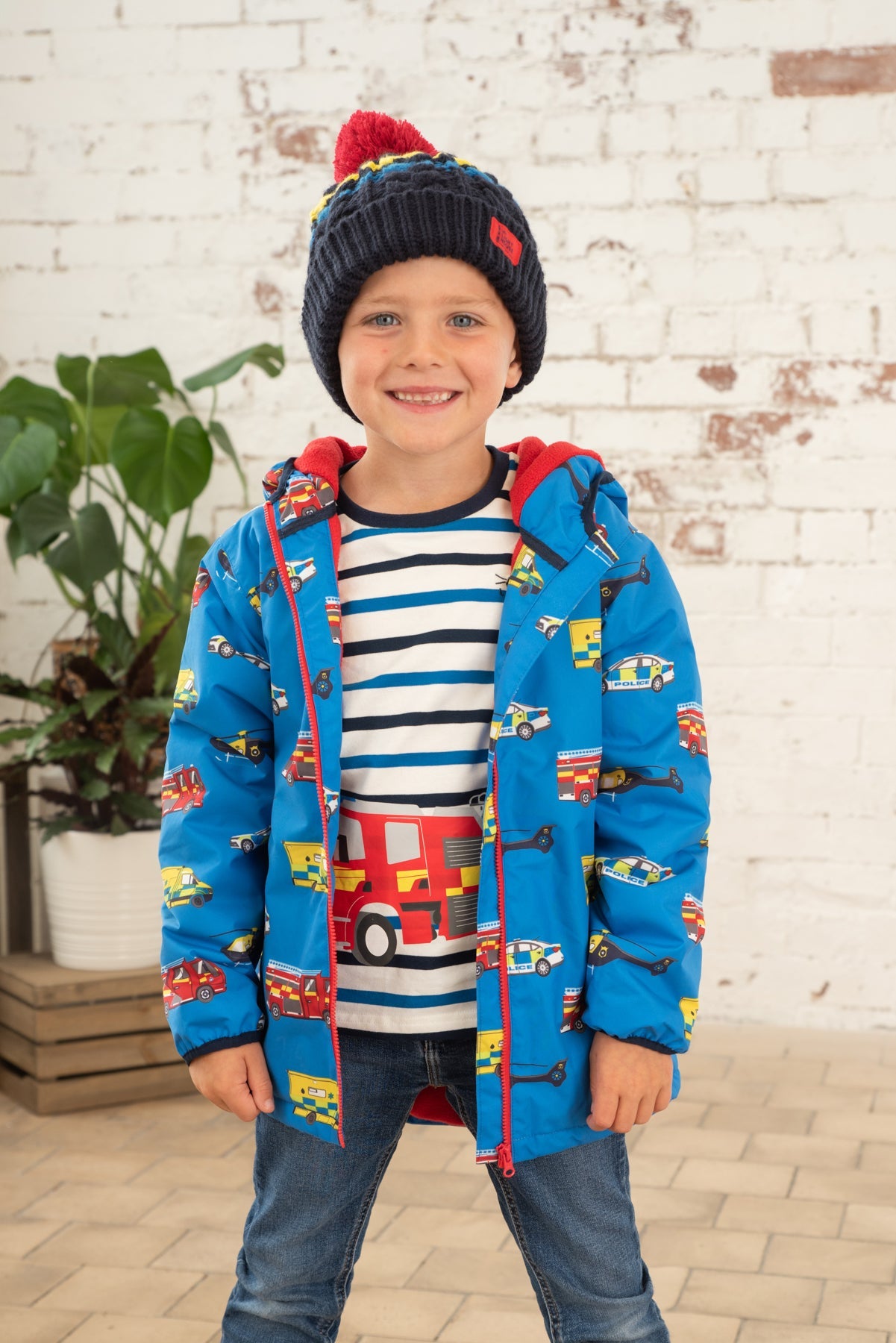 Lucas Coat - Transport Print-Lighthouse