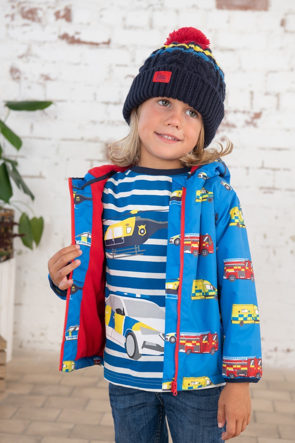 Lucas Coat - Transport Print-Lighthouse