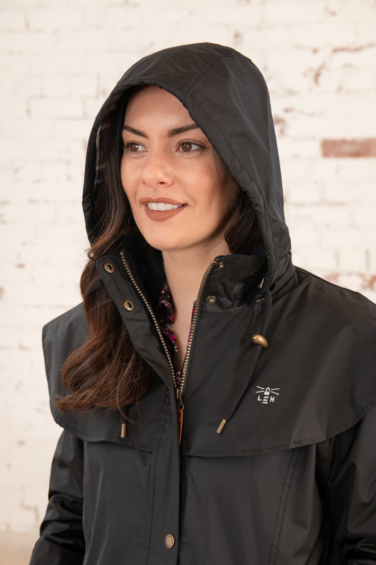 Eddie Bauer Jackets: Women's Waterproof EB551 BLK Black Rain Jacket