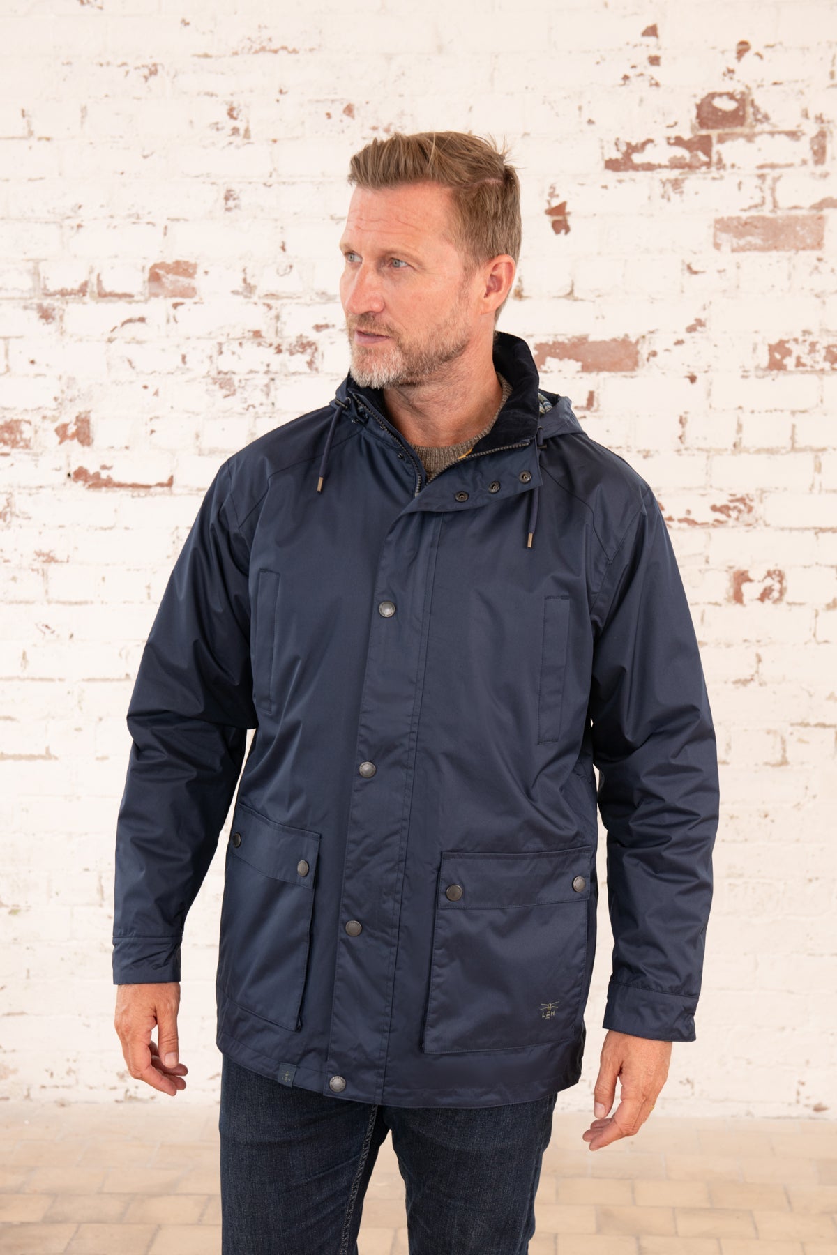 Oxford Raincoat. Men's Waterproof Coat | Lighthouse