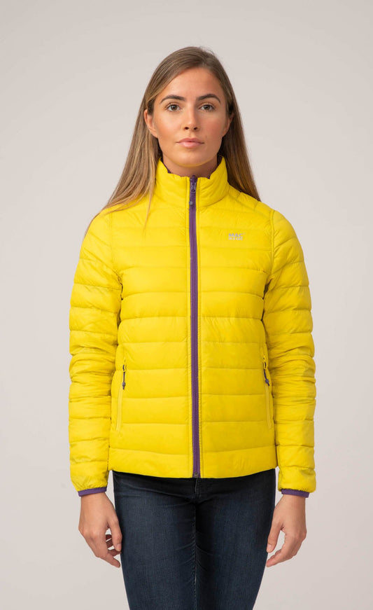 Polar II Womens Down Jacket - Yellow Grape-Mac in a Sac